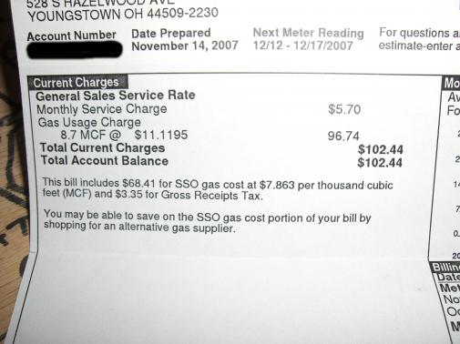 Gas Bill