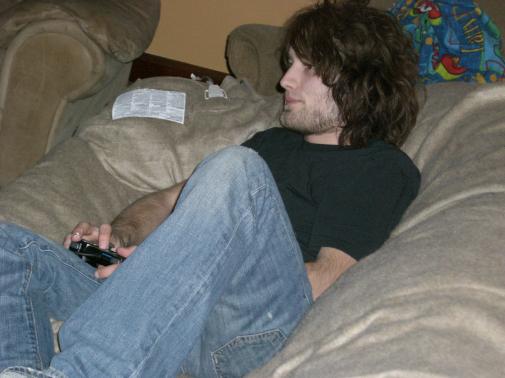 Nick playing Tekken