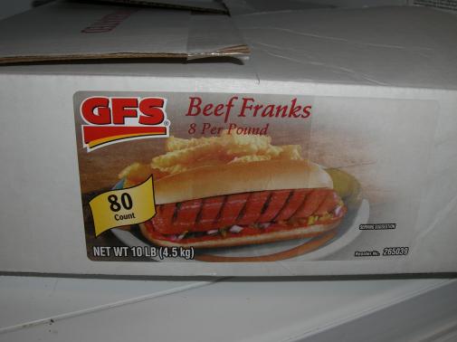 80 Beef Franks